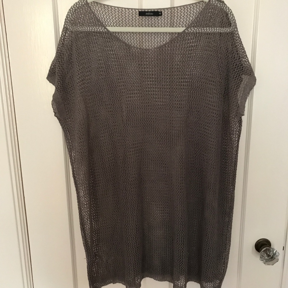 Sheer woven tunic